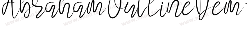 Abraham Outline Dem字体转换